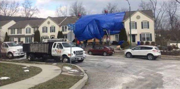 Fire damage Before — Disaster Repair in Harrisburg, PA