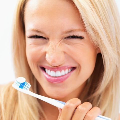 Beautiful white teeth