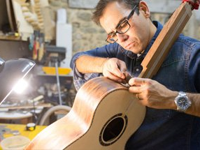 fixing guitar