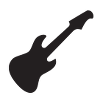 electric guitar silhouette