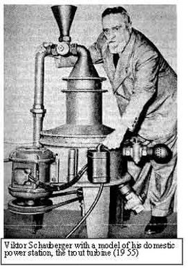 Schauberger met huisgenerator