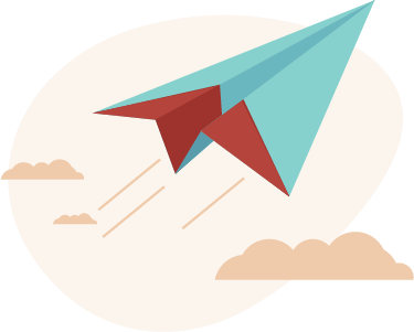 paper airplane illustration