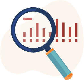 magnifying glass illustration