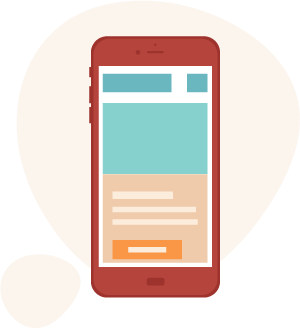 mobile phone illustration