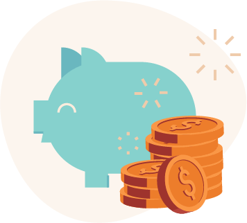 piggy bank illustration
