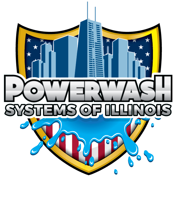 A logo for powerwash systems of illinois