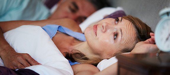 Woman suffering from stress