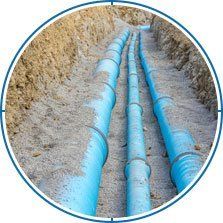 drainage system installation