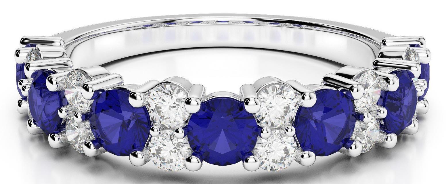 White Gold Ring With Gemstone — Gadsden, AL — McNair Jewelers