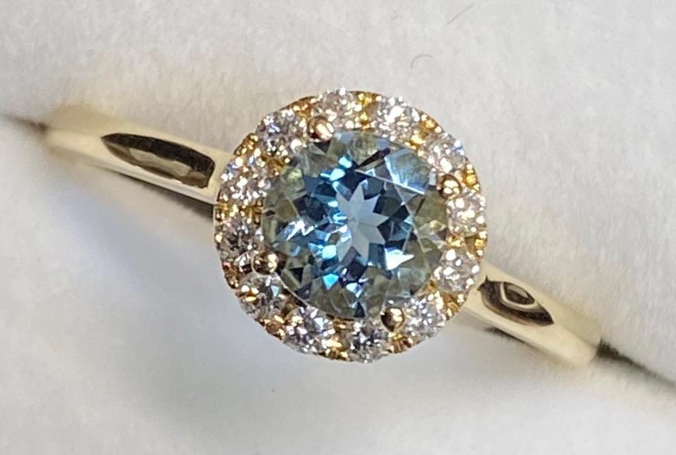 Elegant Ring With Sapphire Stone — Gadsden, AL — McNair Jewelers
