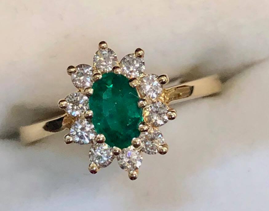 Engagement Ring With Green Diamond — Gadsden, AL — McNair Jewelers