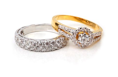 Golden Diamond Ring — Gadsden, AL — McNair Jewelers Golden Diamond Ring — Gadsden, AL — McNair Jewelers