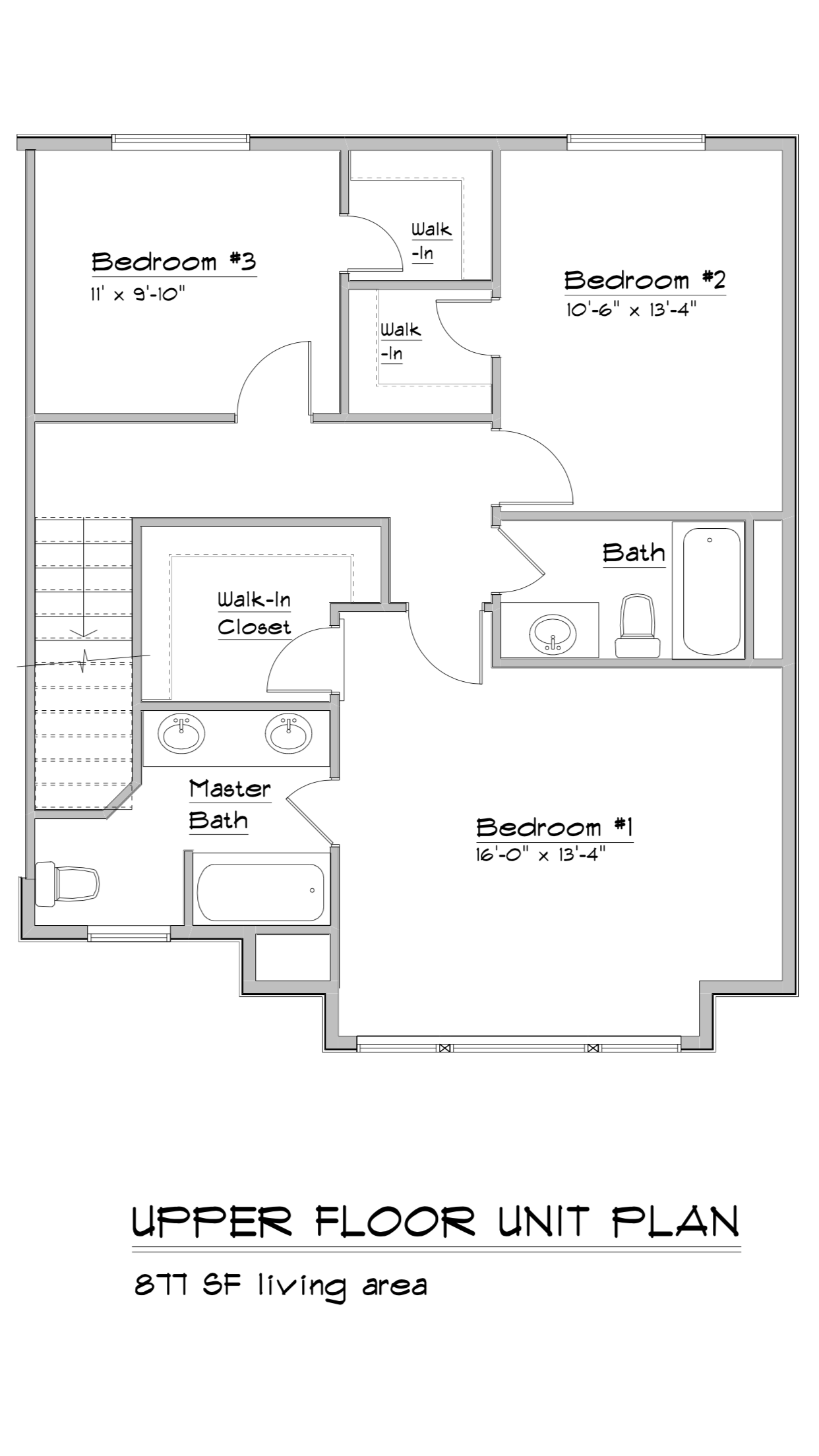 Upper Floor Unit Plan