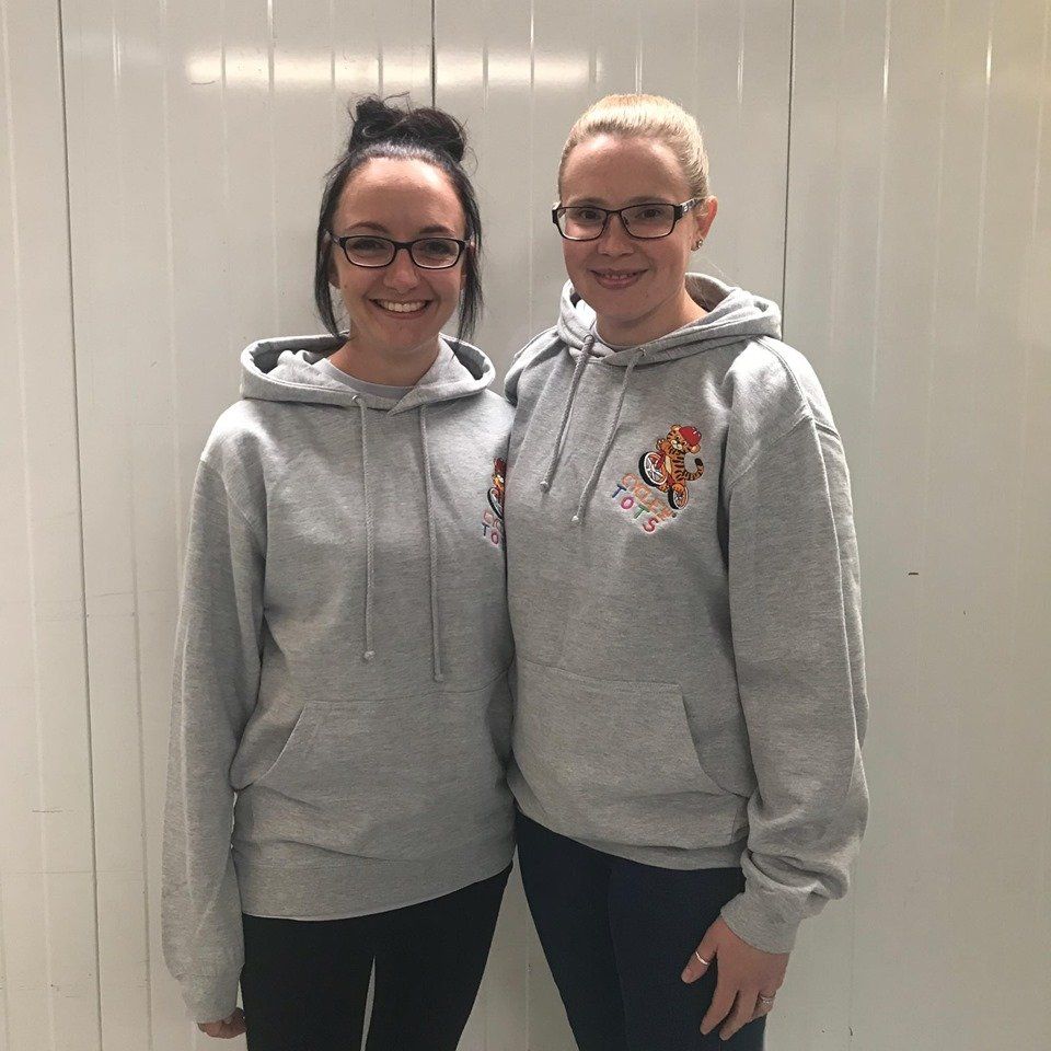 Claire and Zara Dartford Cycleme Tots