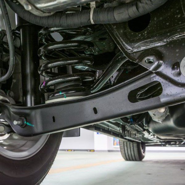 Car Rear Spring Suspension — Tyres & Wheel Balancing in New Lambton, NSW