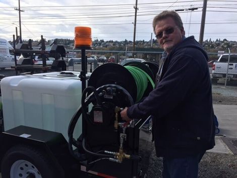 Plumber with equipment Plumber with equipment