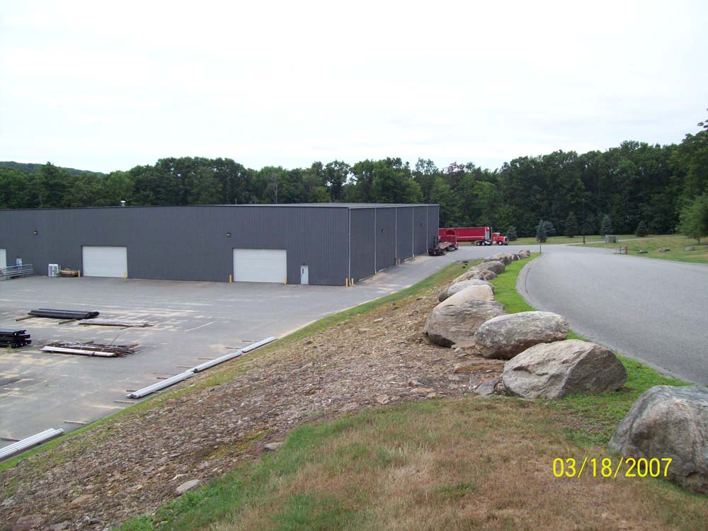 Parking Lot, Ciesla Construction Corp. in Sturbridge, MA f.w. webb completed