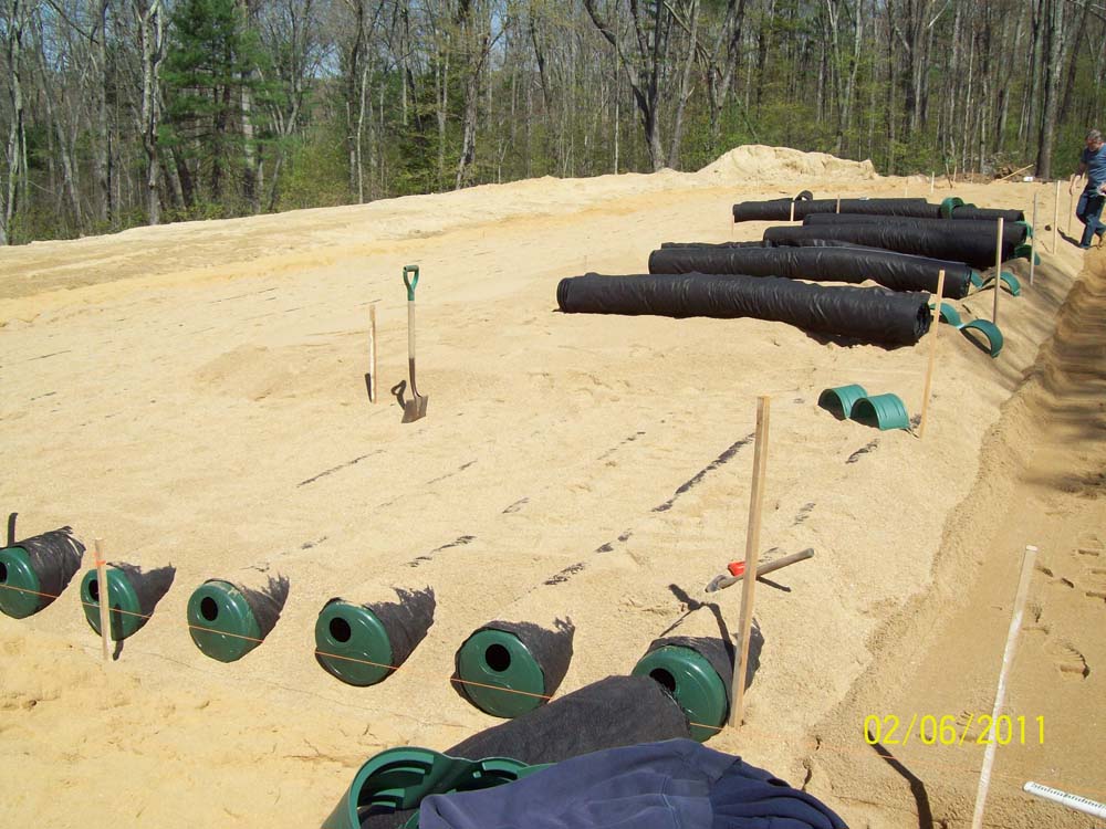 Burried Piping, Ciesla Construction Corp. in Sturbridge, MA nanatomqua mobile home park 2011