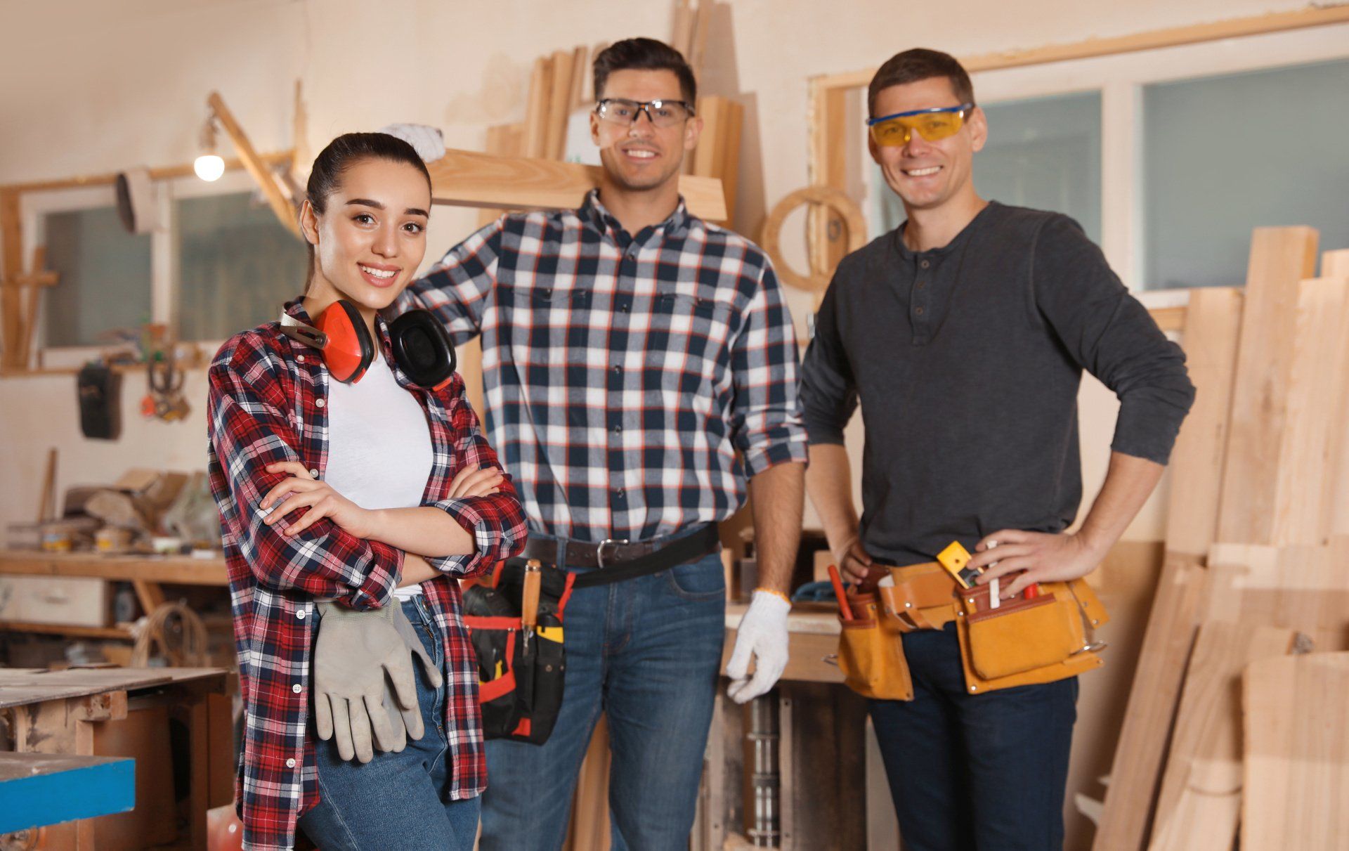construction crew on job site
