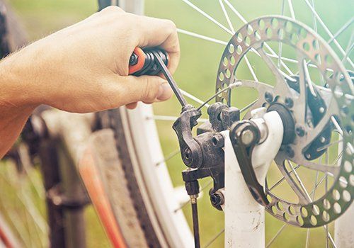 Riparazione biciclette a Sannazzaro De' Burgondi
