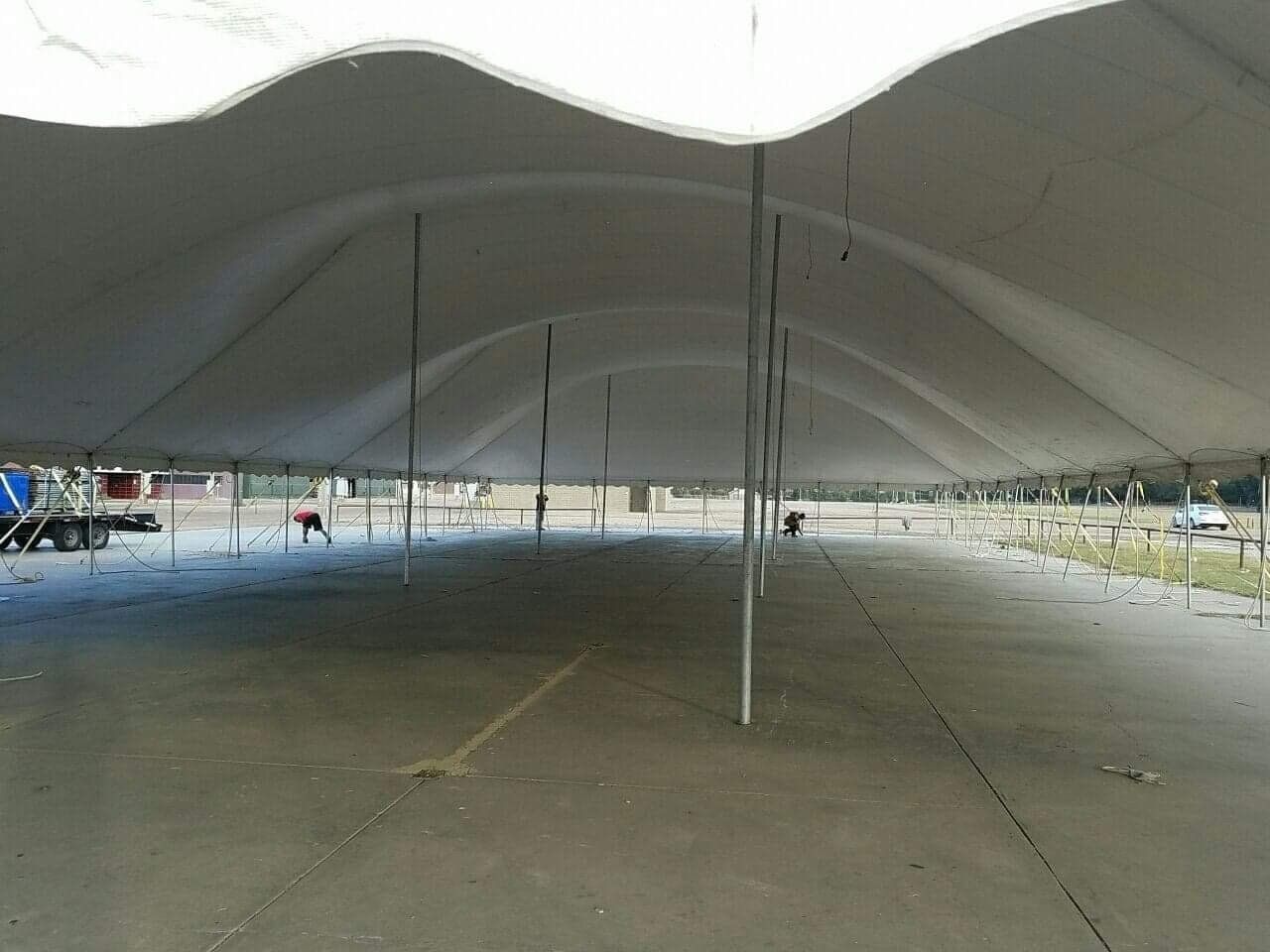 Inside An Empty Tent — Jackson, MS — All Seasons Events