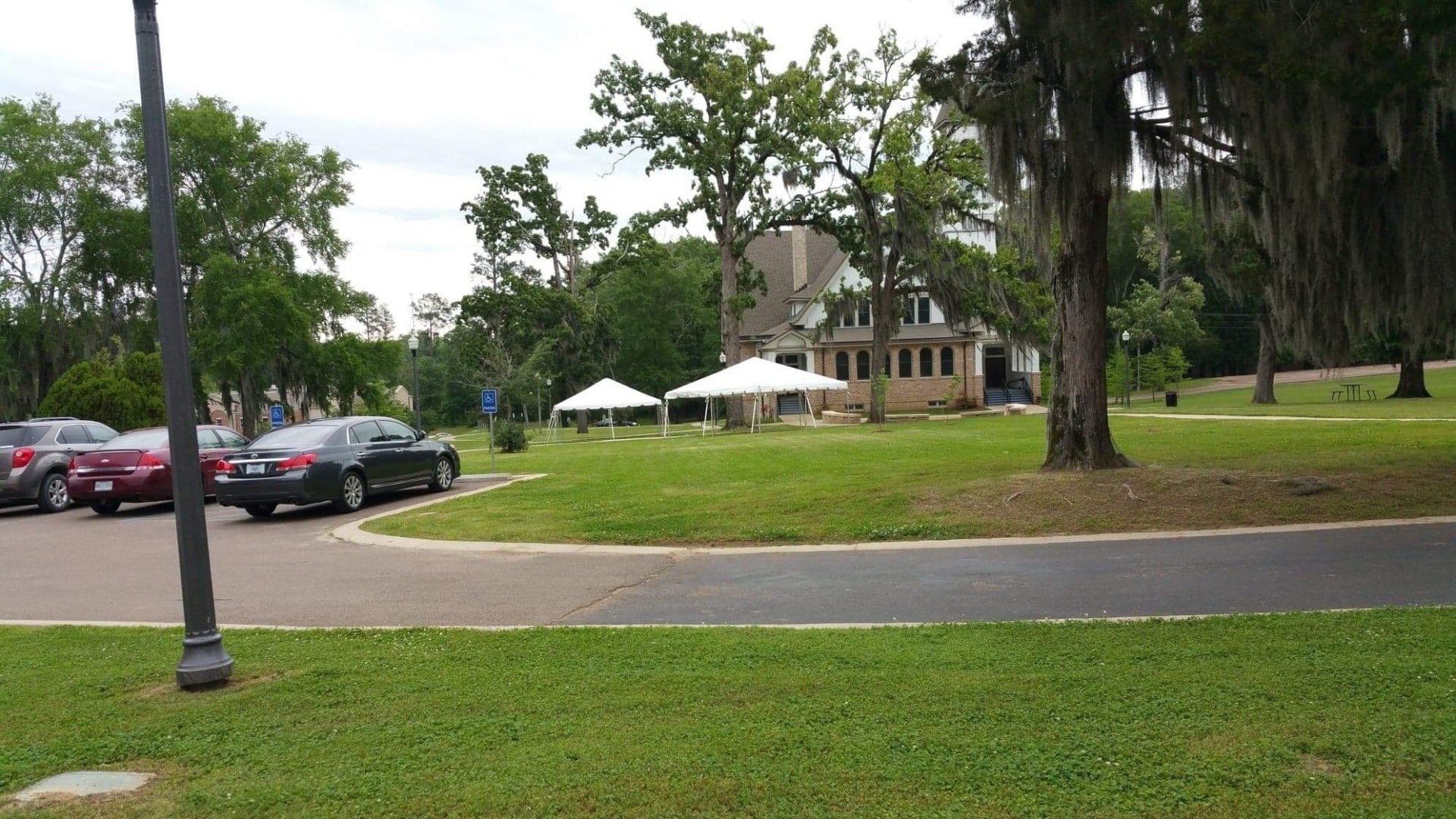 Tents Near The Driveway — Jackson, MS — All Seasons Events