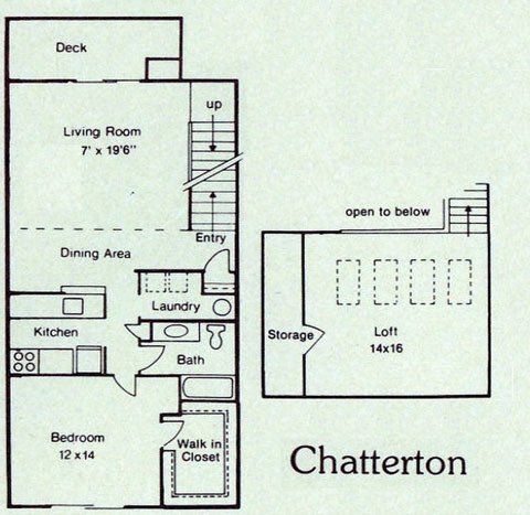 Park Ridge South 1BR Townhouse