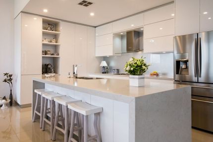 white contemporary kitchen