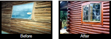 Side Window Renovation — Log Homes Renovations, Repairs and Additions in Wauseon, OH