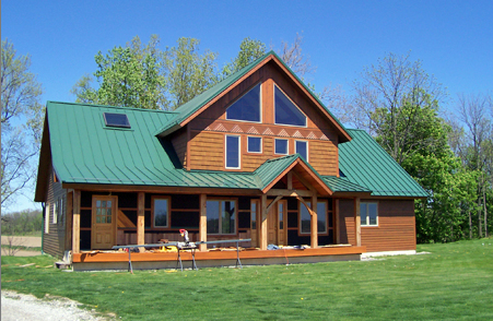 Green Log House — Log Homes in  Wauseon, OH