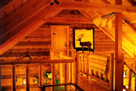 Second Floor View — Log Homes in  Wauseon, OH