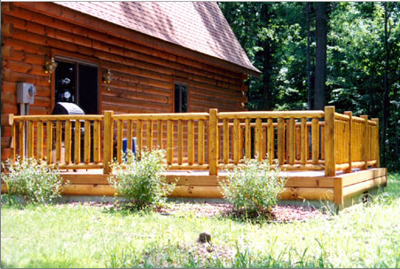 Terrace House Railings — Log Homes Renovations, Repairs and Additions in Wauseon, OH