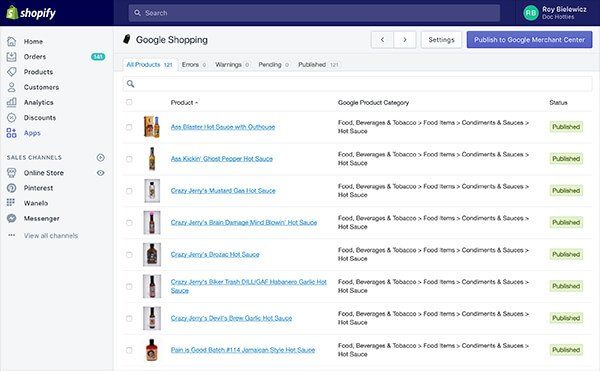 GOOGLE shopping