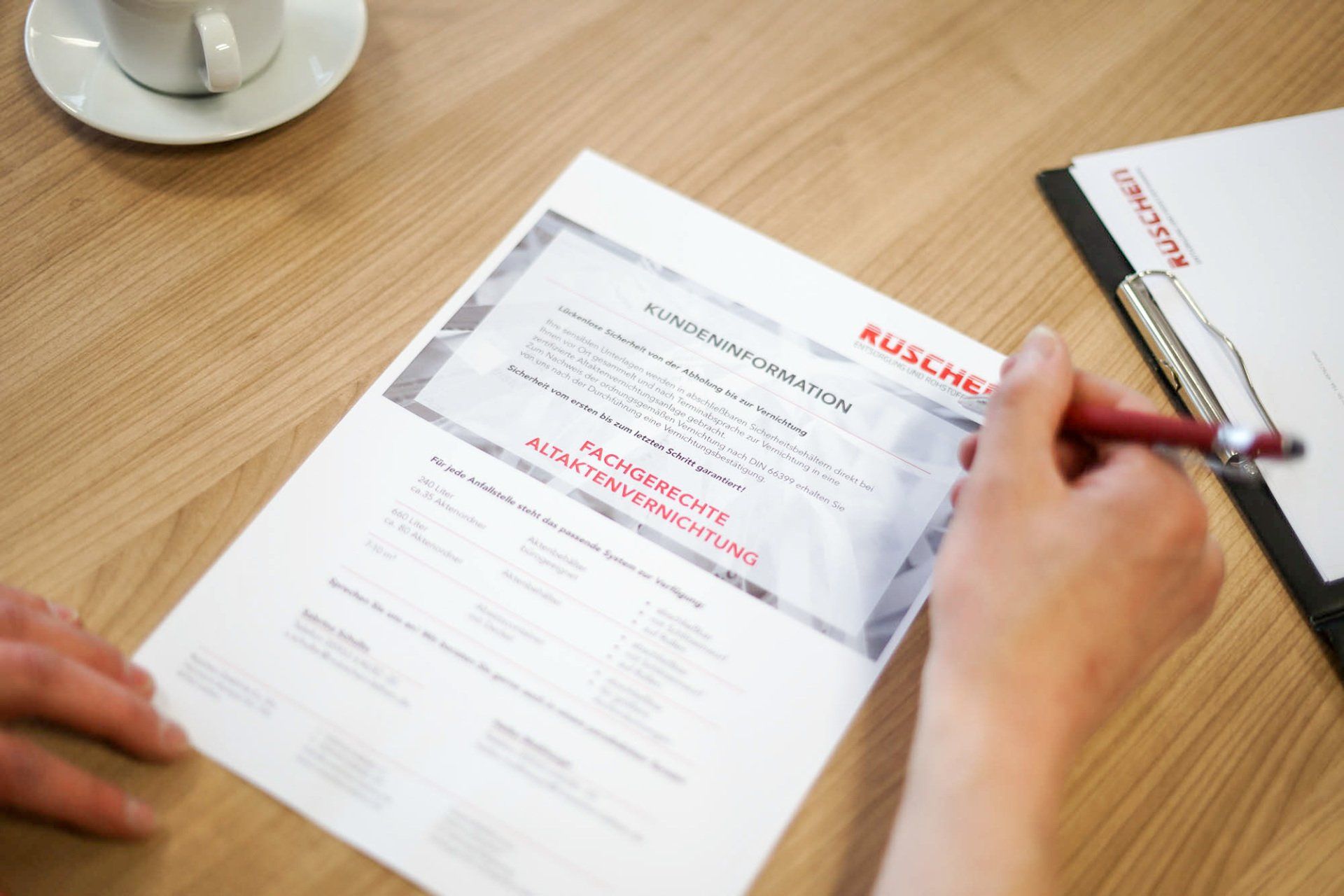 Rüschen Aktenvernichtung Rüschen Aktenvernichtung