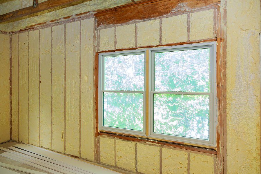 a commercial foam insulation