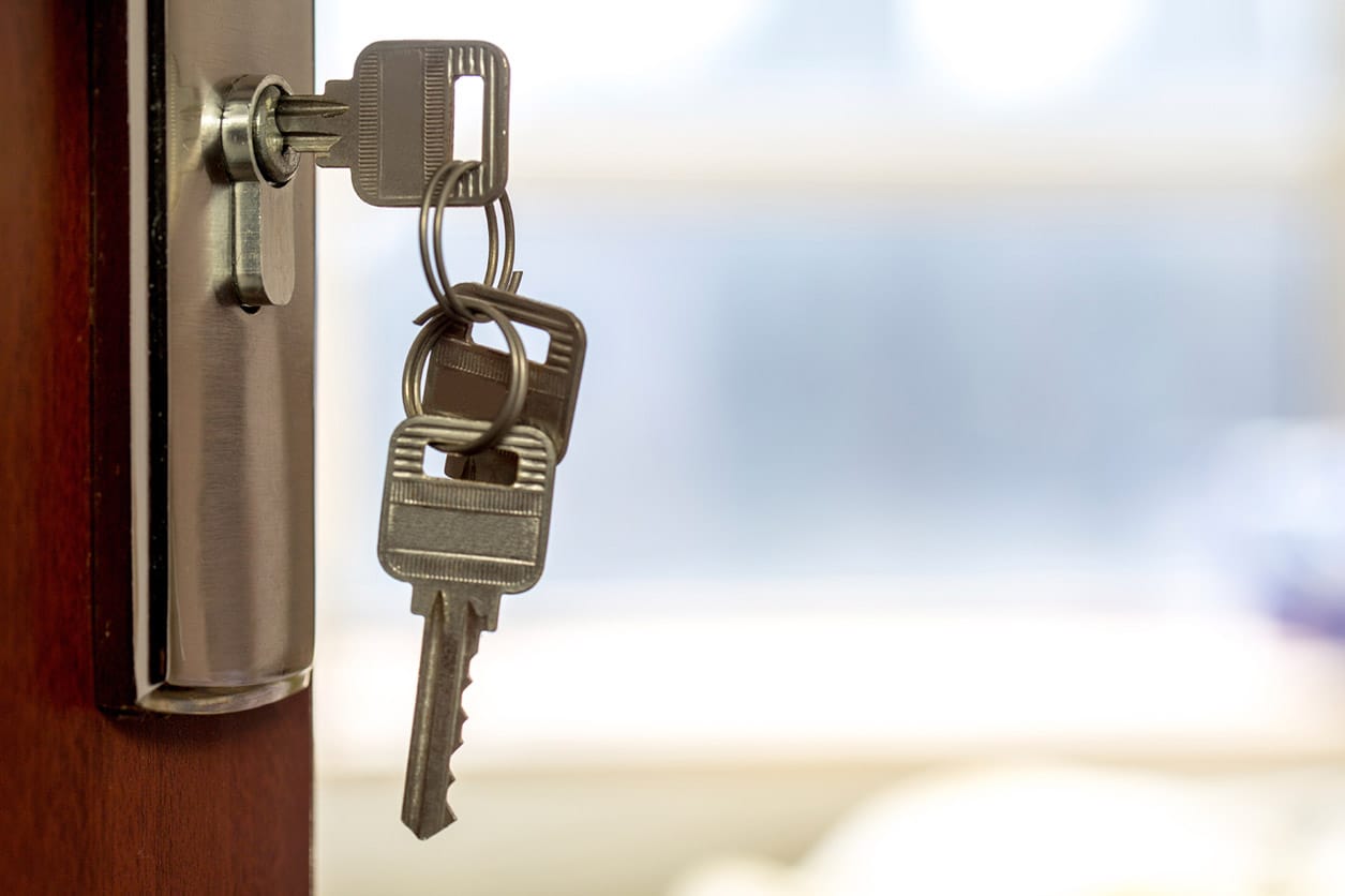 key in lock
