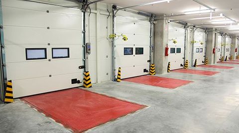 Commercial Electric Garage Door — Truck Docking Bay in Birmingham, AL