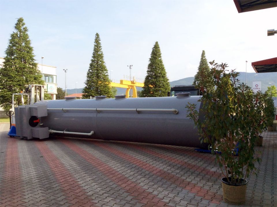 exterior tank