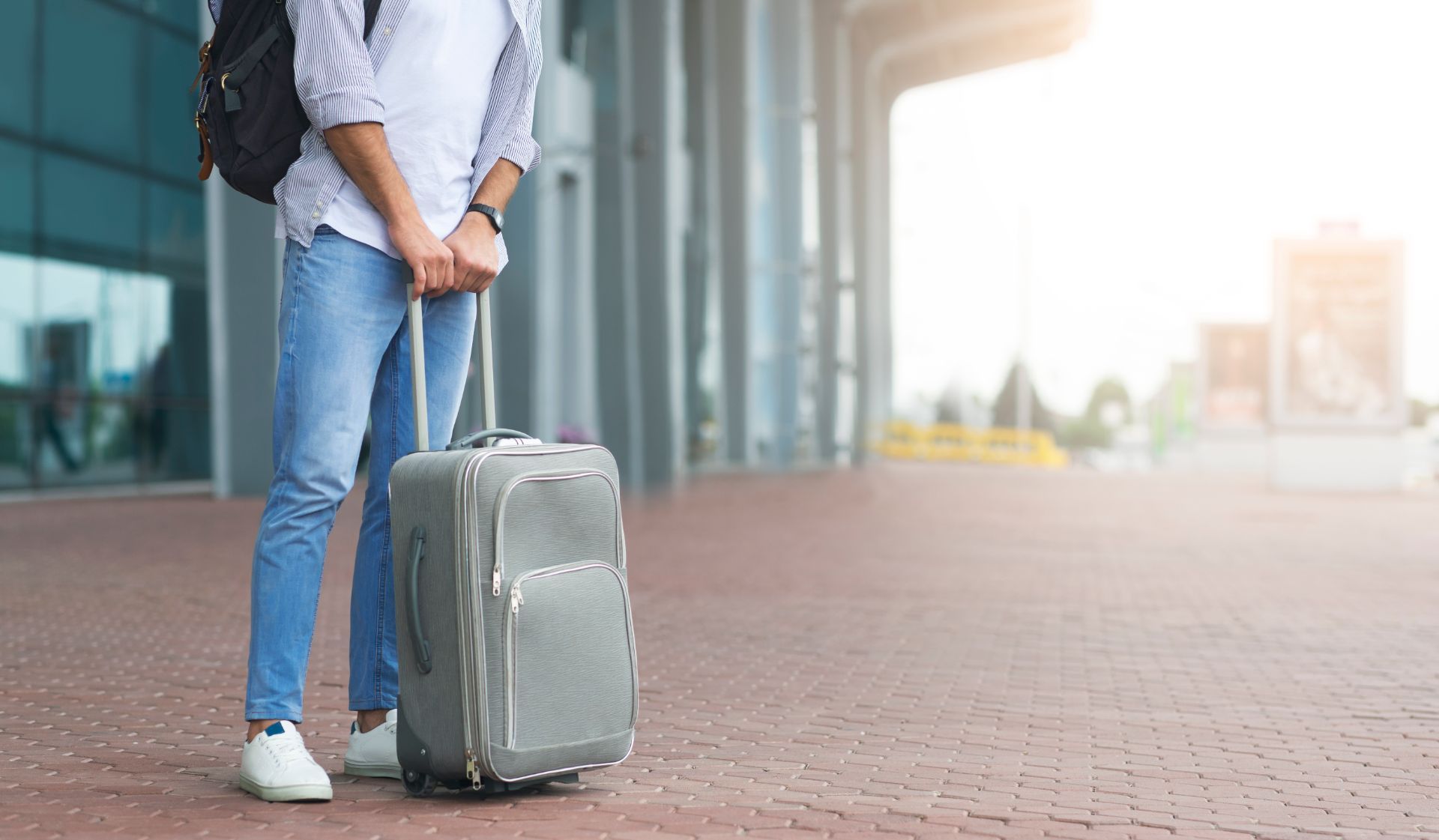 cliente mentre utilizza un transfer professionale