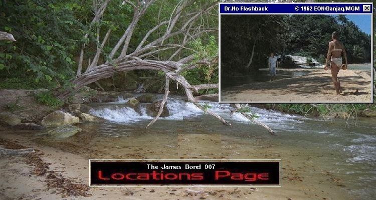 The original website logo in one of the first 007 location images online !