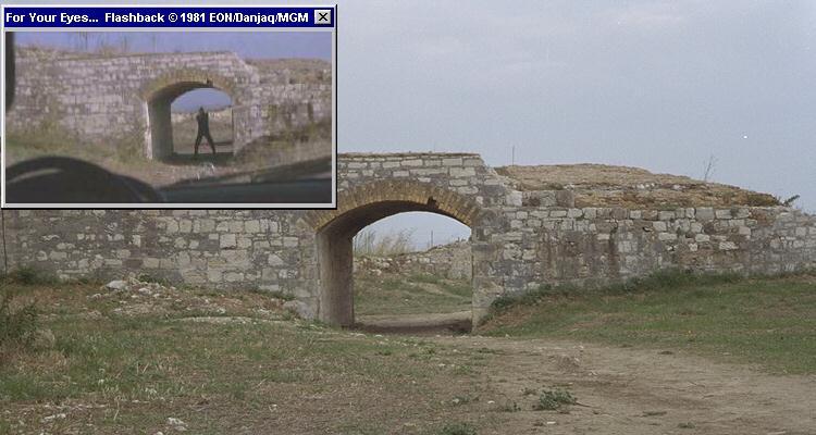 The Old Fortress in Corfu Town, or Kerkira, as seen in For Your Eyes ONly (1981)