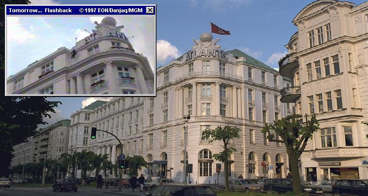 The Atlantic Kempinski as it can be seen in Tomorrow Never Dies (1997)