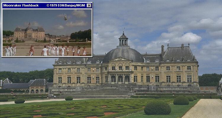 Around Paris, several chateaus were used for different Bond films Around Paris, several chateaus were used for different Bond films