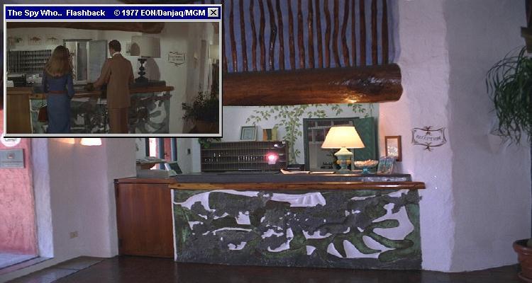 The front desk