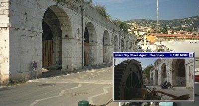The tiny town of Villefranche Sûr Mer, as seen in 1983's Never Say Never Again The tiny town of Villefranche Sûr Mer, as seen in 1983's Never Say Never Again