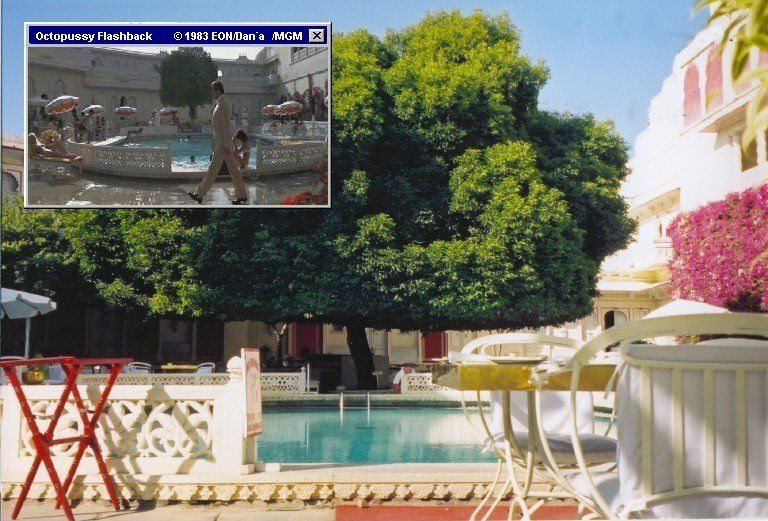 Shiv Niwas pool area, as seen in Octopussy