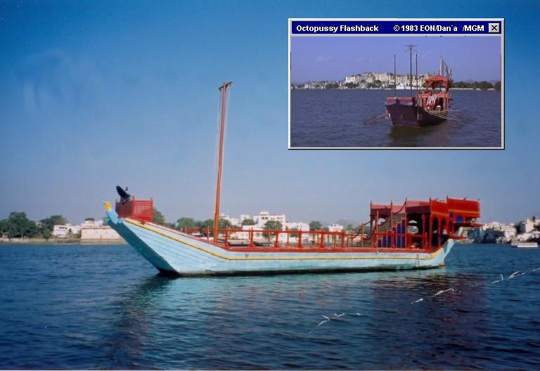 Octopussy's barge? Lake Pichola Udaipur
