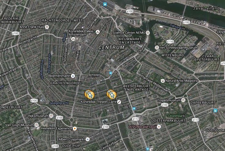 Amsterdam location map