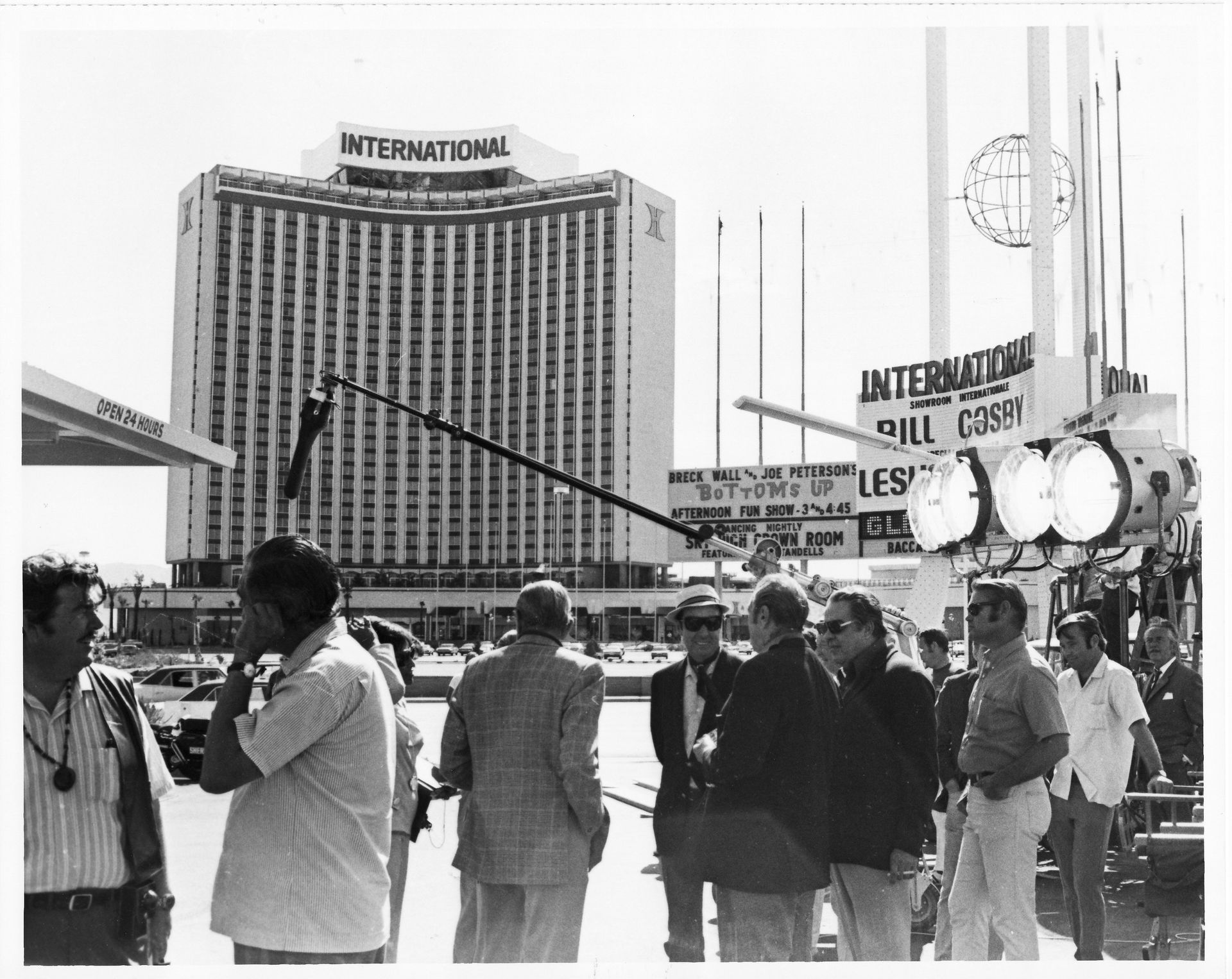 The WEstgate was still the INternational during the filming of Diamonds Are Forever (photo © The Sun)