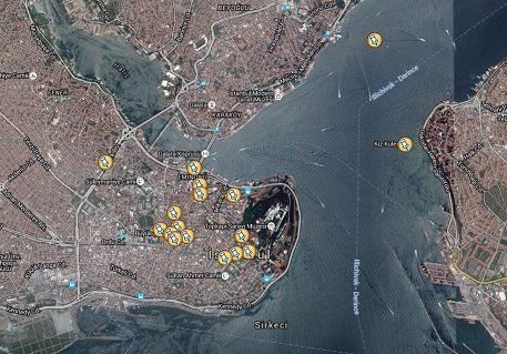 Istanbul location map Istanbul location map
